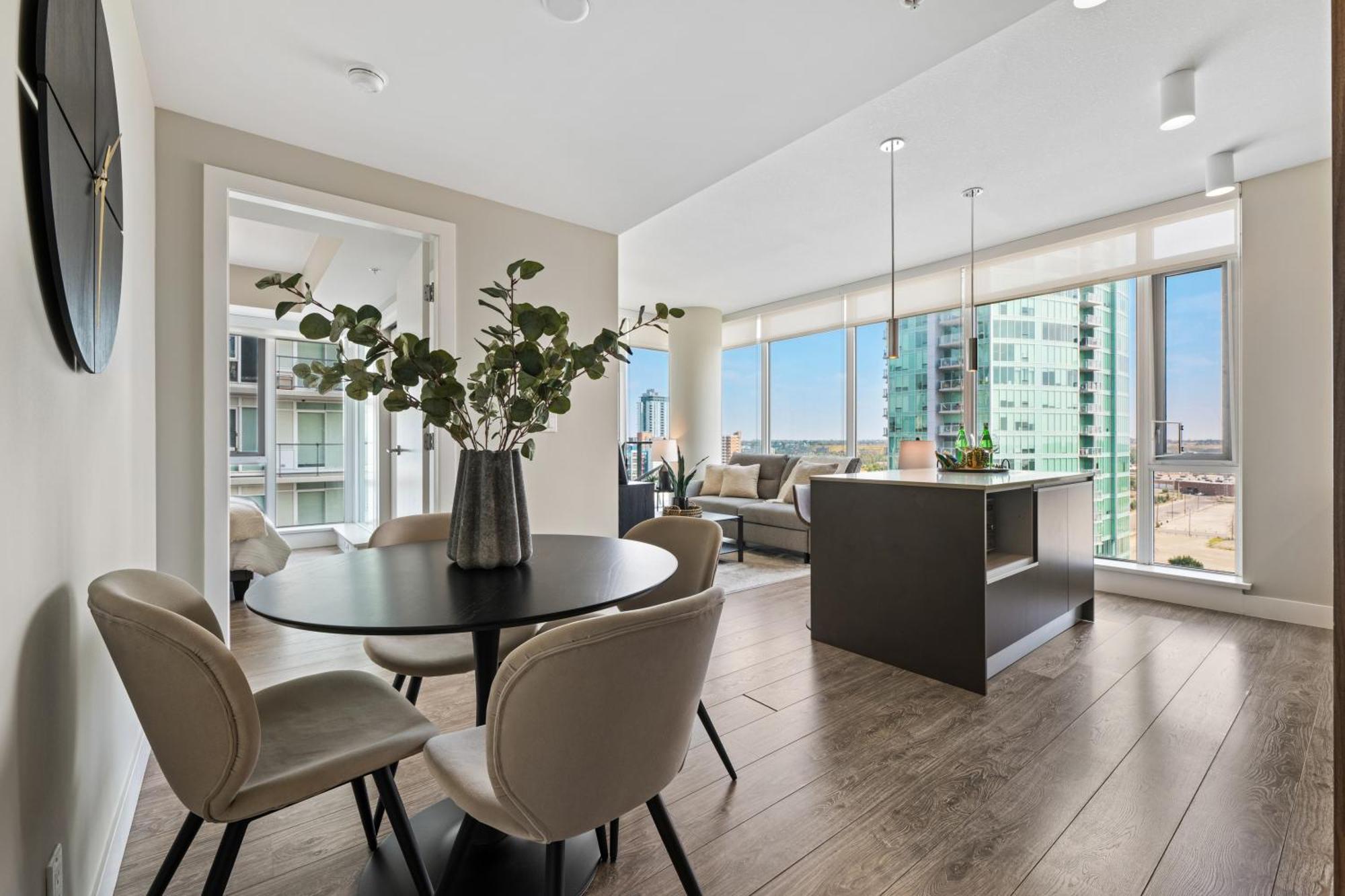 Modern Suite Calgary Downtown 5 Min Walk Stampede Dış mekan fotoğraf